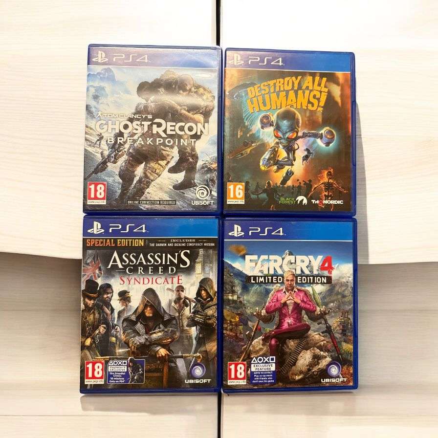 PlayStation 4 Slim 1tb Console with 2 Controllers and 10 Games