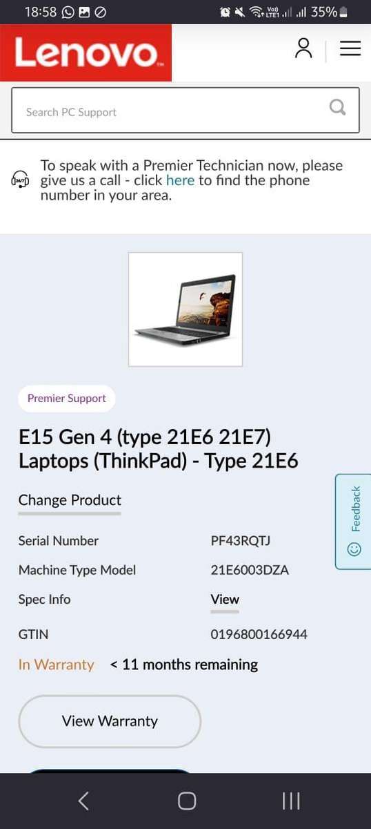 Lenovo E15 i5 12th gen 16gb ram 512gb ssd lenovo warranty.