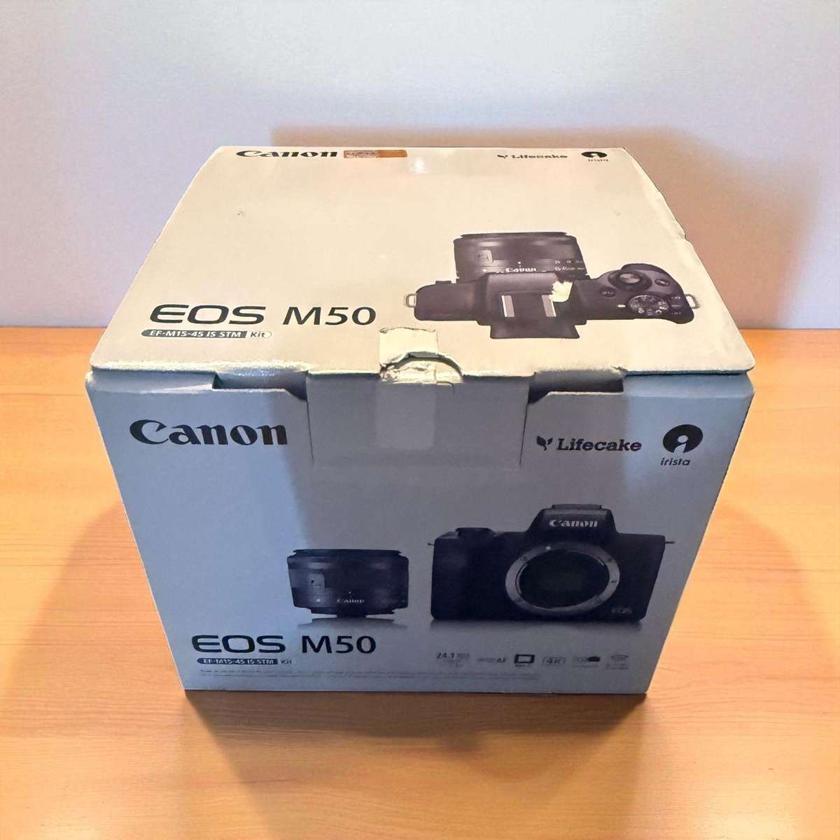 Canon eos m50 ef- m15-45 is stm   Mirrorless 4K Camera Mint  As New