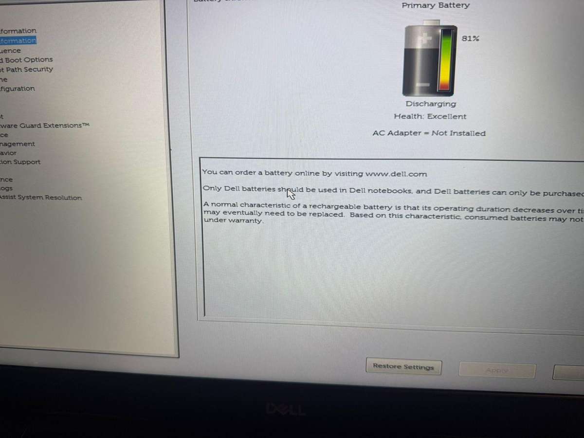 Dell Vostro 5581 8th Gen Intel Core i5-8265U 8gb ram 240gb ssd