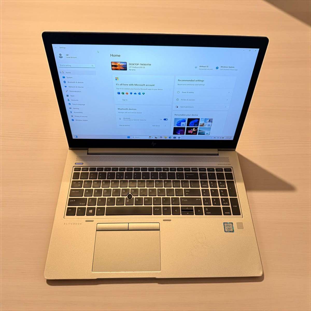 Hp Elitebook  850 G6 Core i7 8th gen 16gb ram 512gb ssd lte