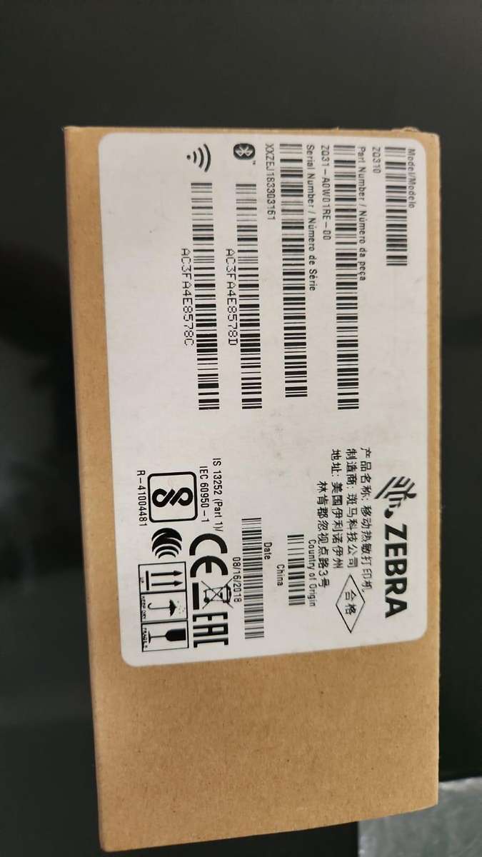 Zebra Zq310 Thermal printer new sealed