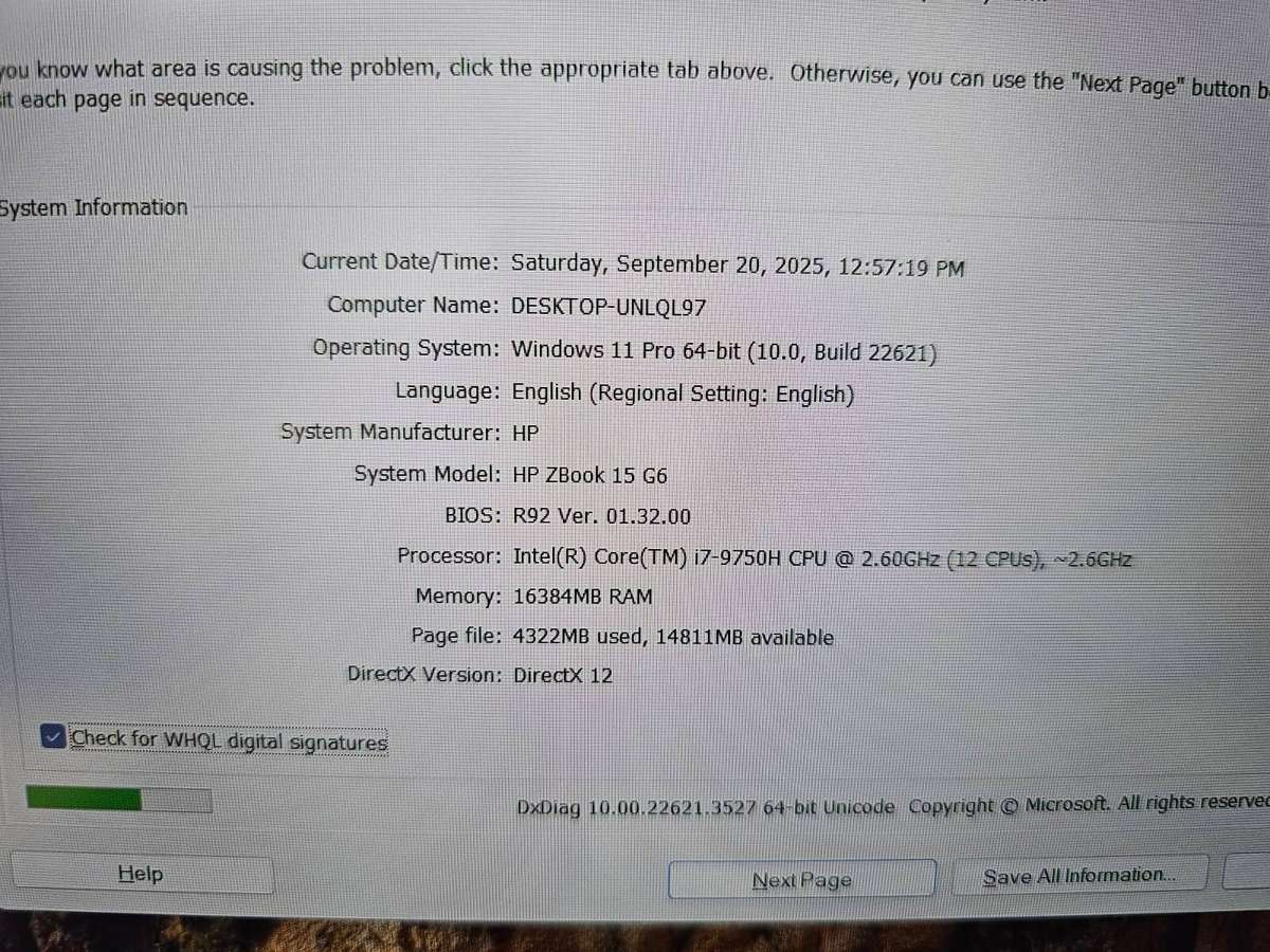 Hp Z book 15 G6 Core i7-9th gen 16gb ram 512gb ssd Nvidia Quadro T1000 graphics card Lte