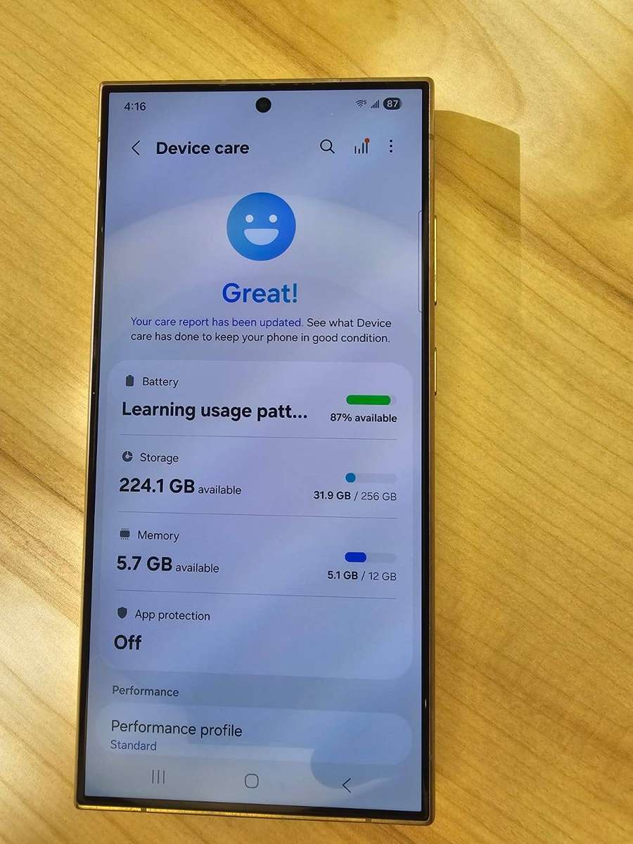 Samsung S24 Ultra 256gb 12gb ram Dual sim Mint