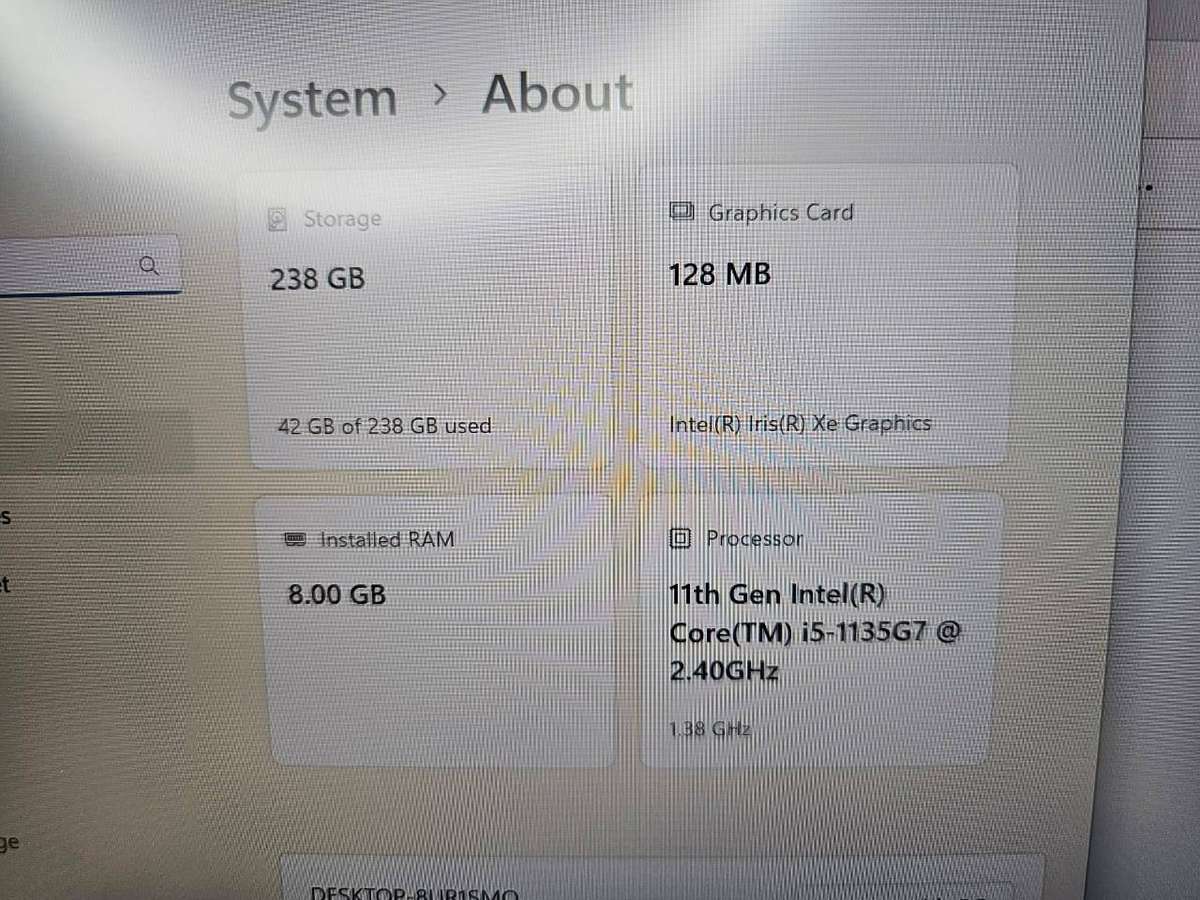 Dell Latitude 5420, 11th Gen i5 Intel Xe Graphics ,Lte  8Gb Ram 256gb Nvme Ssd, Fhd Display