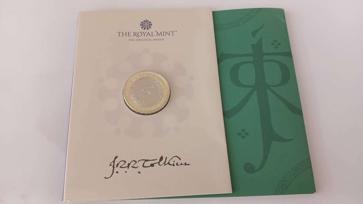 Royal Mint 2023 JRR Tolkien £2 Commemorative Coin  Brilliant Uncirculated, Collectors Edition