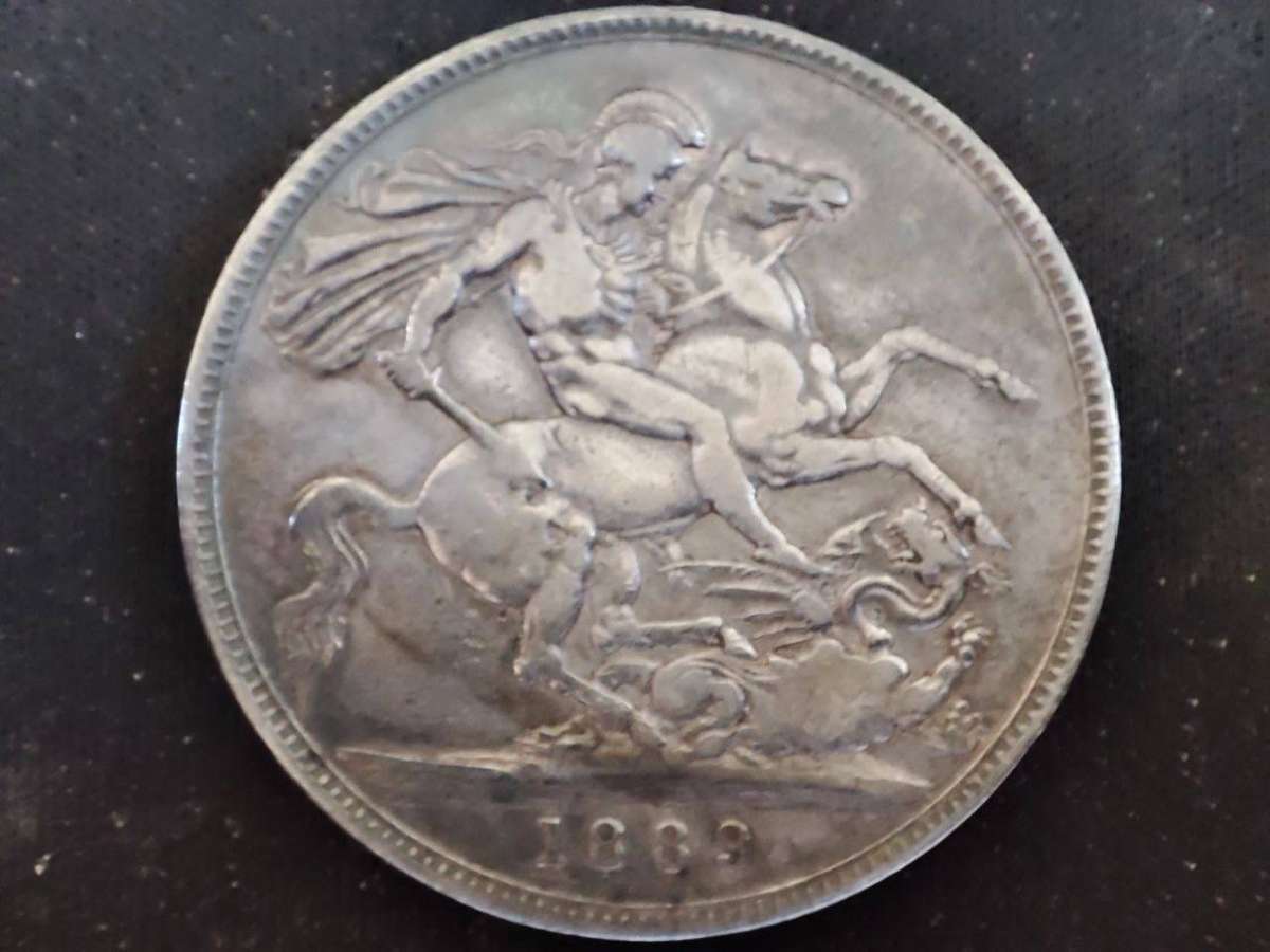 Two Great Britain Silver Crowns