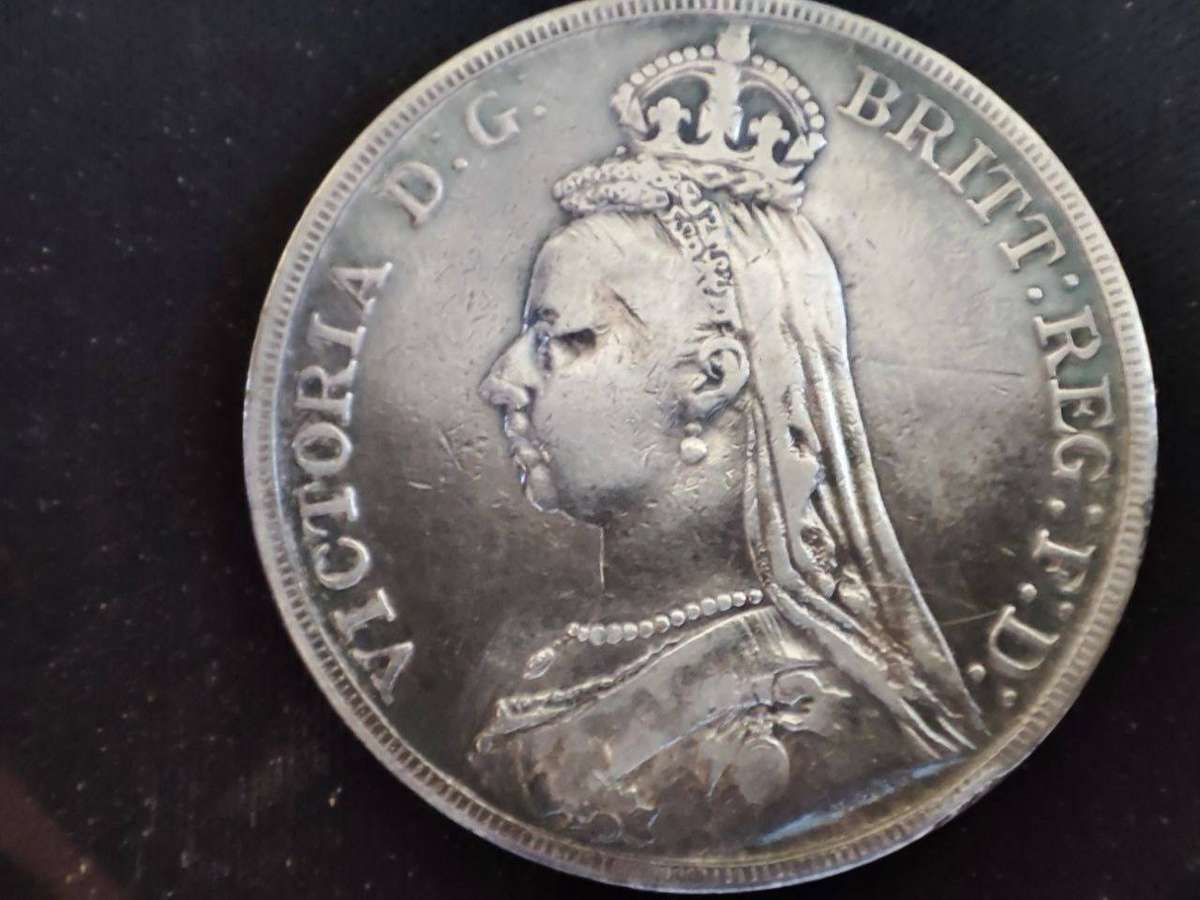 Two Great Britain Silver Crowns