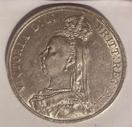 1891 Great Britain Silver Crown