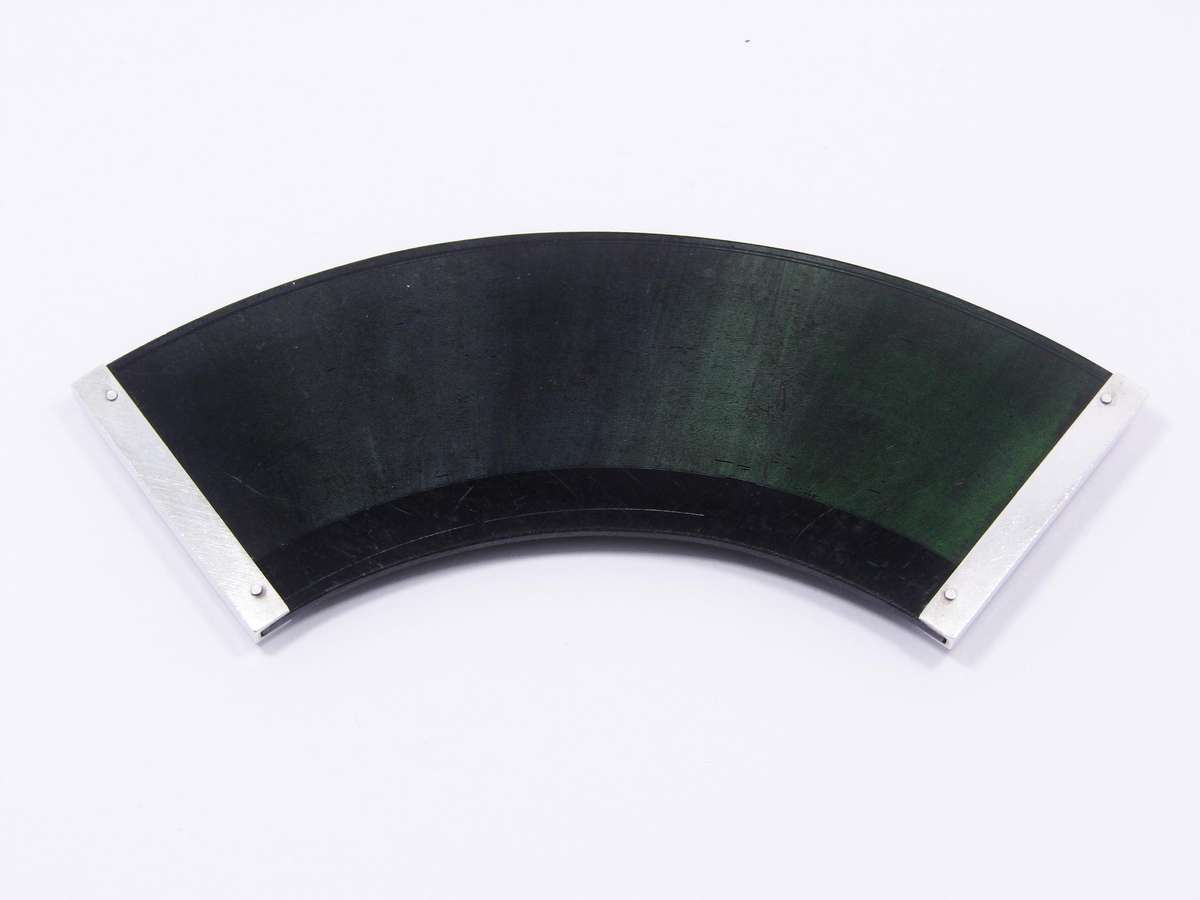 Unusual Large Silver Brooch made from Phonograph Disc