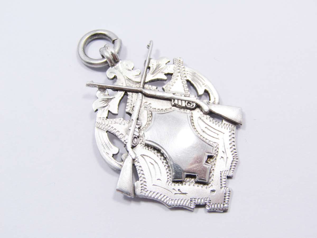 Antique/Vintage (c1933) UK Hallmarked Silver Fob Medal