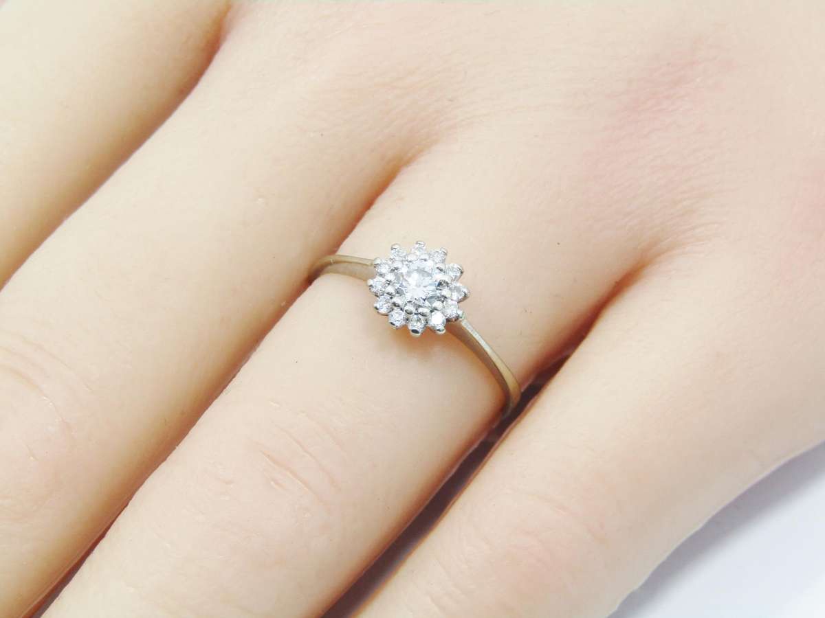 Browns Jewellers 9CT Gold & 0.37ctw Diamond Ring