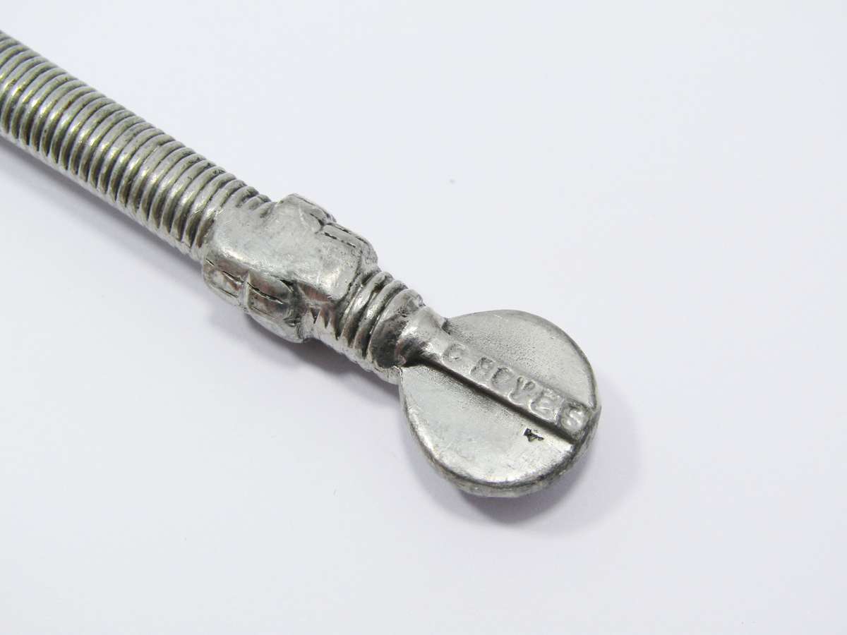 Early Carrol Boyes Pewter Serving Spoon