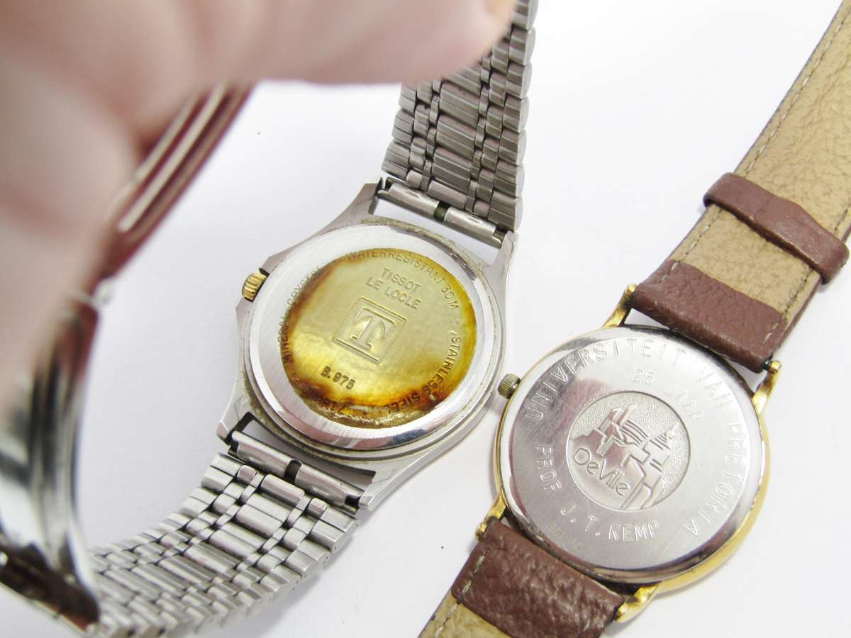 Vintage Tissot and Omega Men's Watches for Spares/Repair