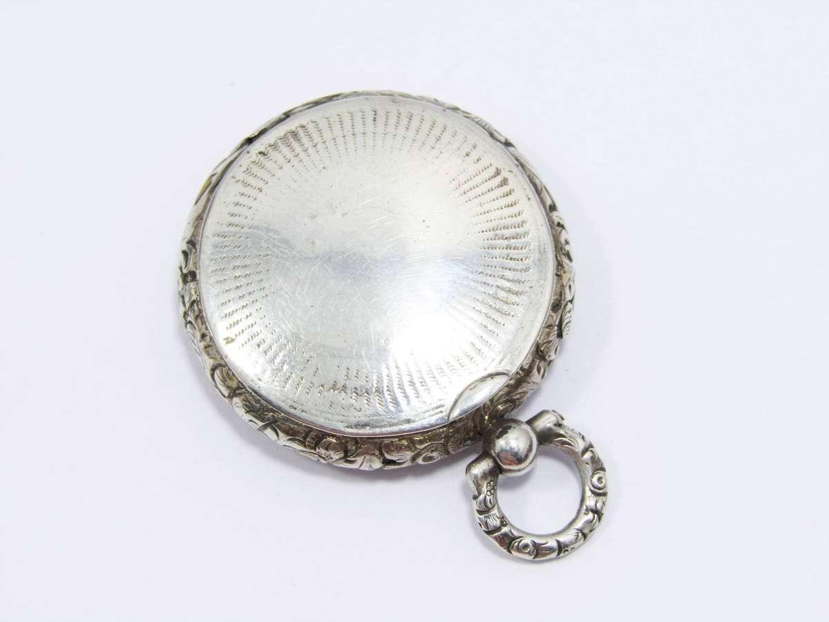 Antique (c1832) Hallmarked Silver Engraved Locket