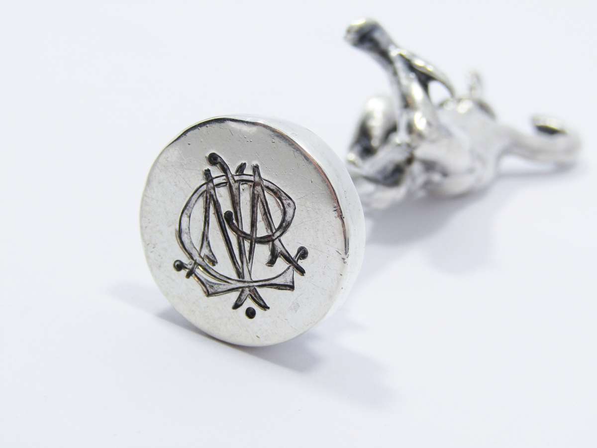 Rare Find! Antique (c1900) Hanua/German Solid Silver Wax Seal