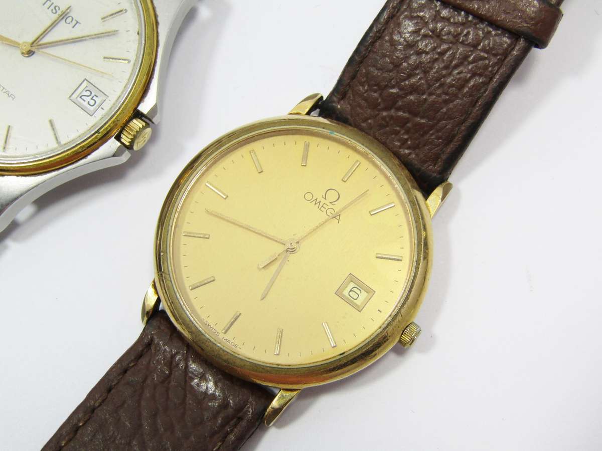 Vintage Tissot and Omega Men's Watches for Spares/Repair