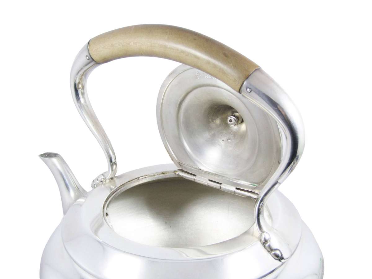 Exquisite! Antique (c1910) Large Sterling Silver Teapot on Stand