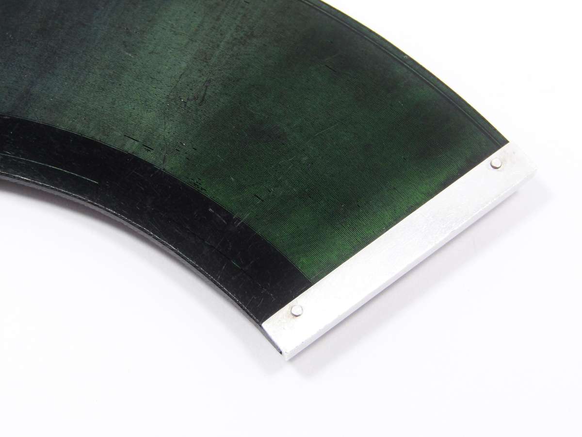 Unusual Large Silver Brooch made from Phonograph Disc