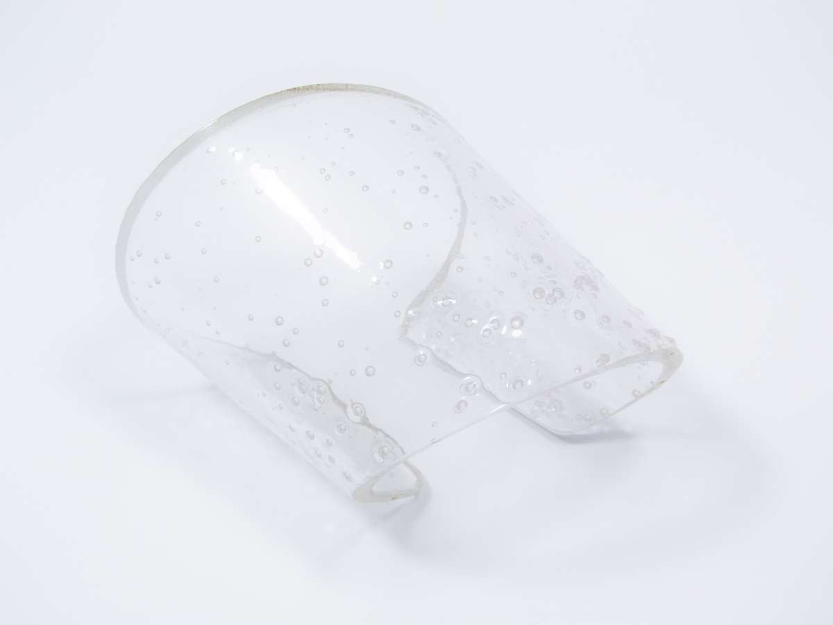 Quirky Acrylic with Bubbles Cuff Bangle