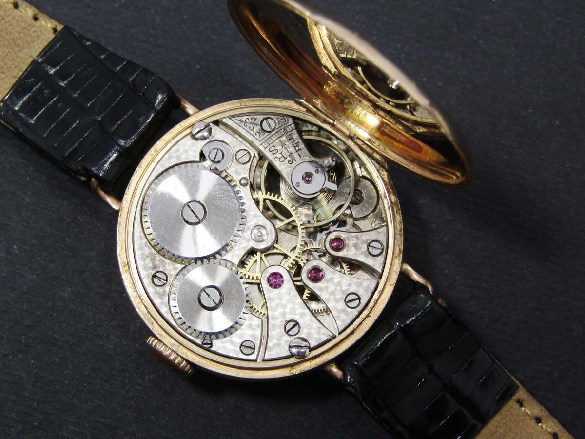 Antique (c1930) 9CT Gold Swiss Made Wind-Up Watch