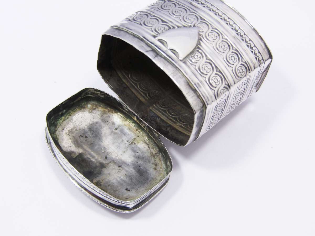 Rare Antique (c1863) Dutch Silver Miniature Box