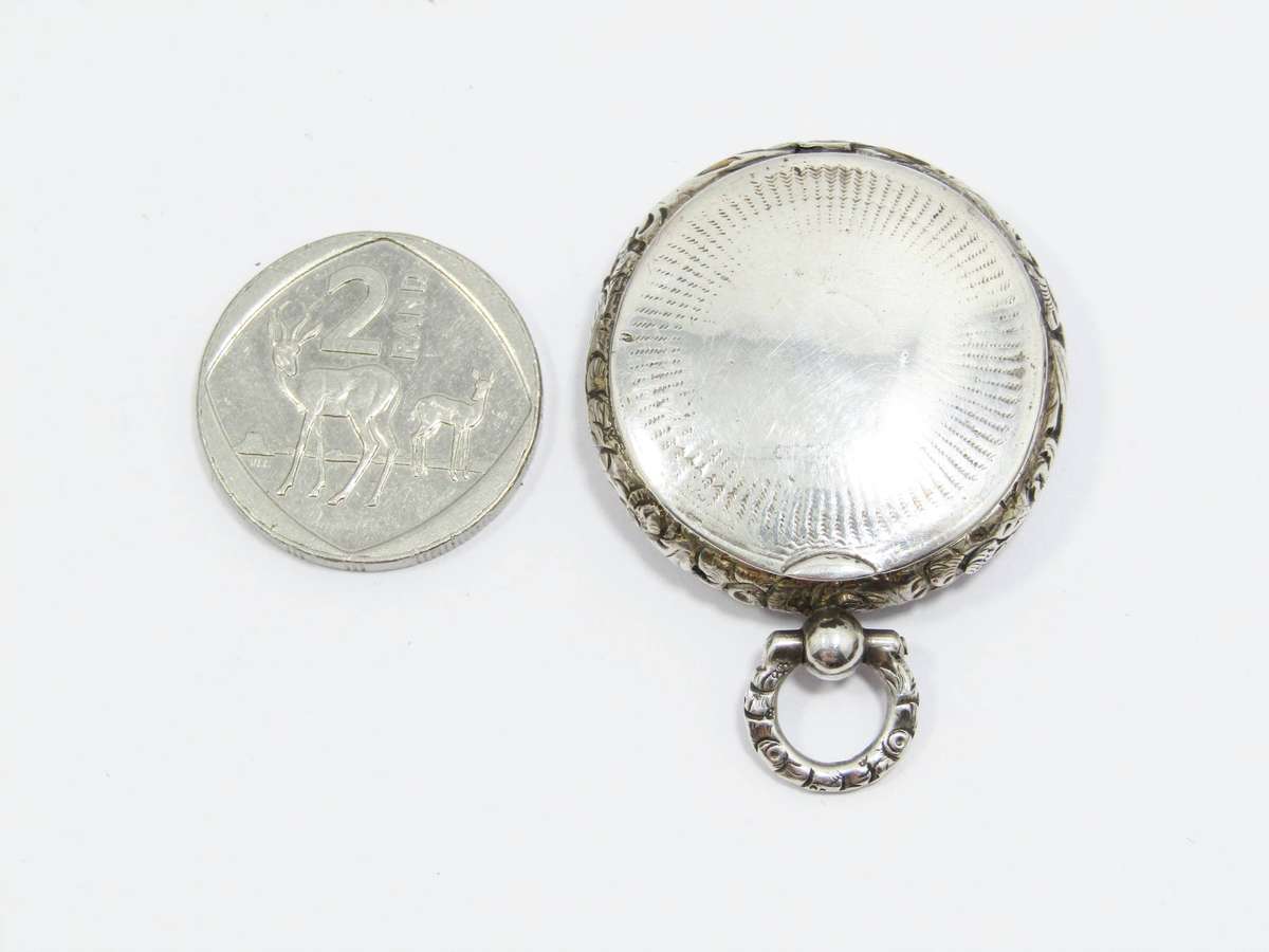 Antique (c1832) Hallmarked Silver Engraved Locket