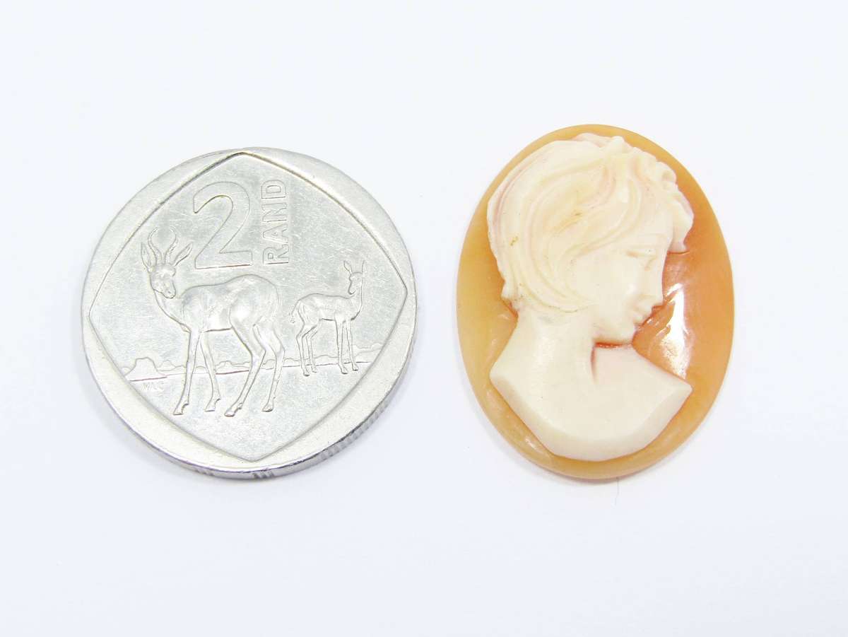 Lovely Vintage Unmounted Sardonyx Shell Carved Cameo
