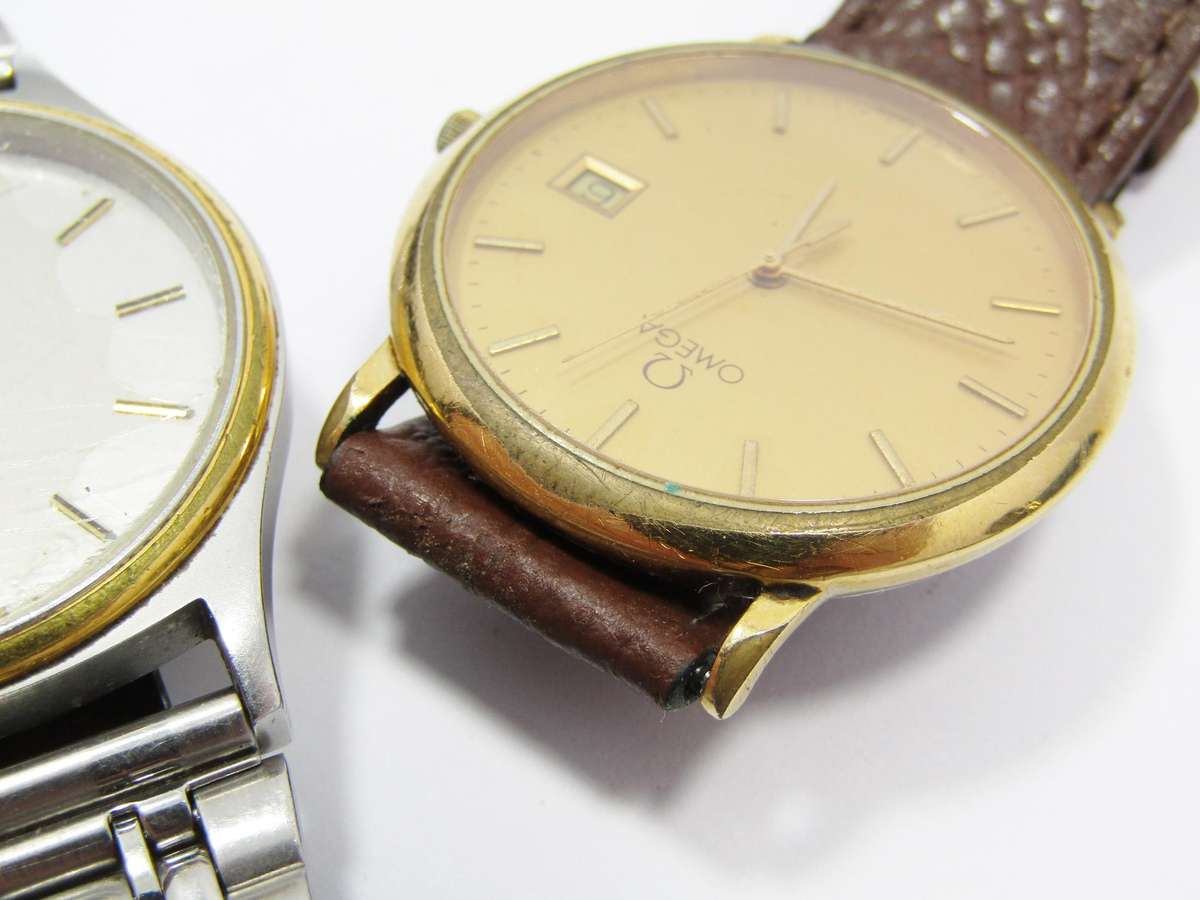 Vintage Tissot and Omega Men's Watches for Spares/Repair