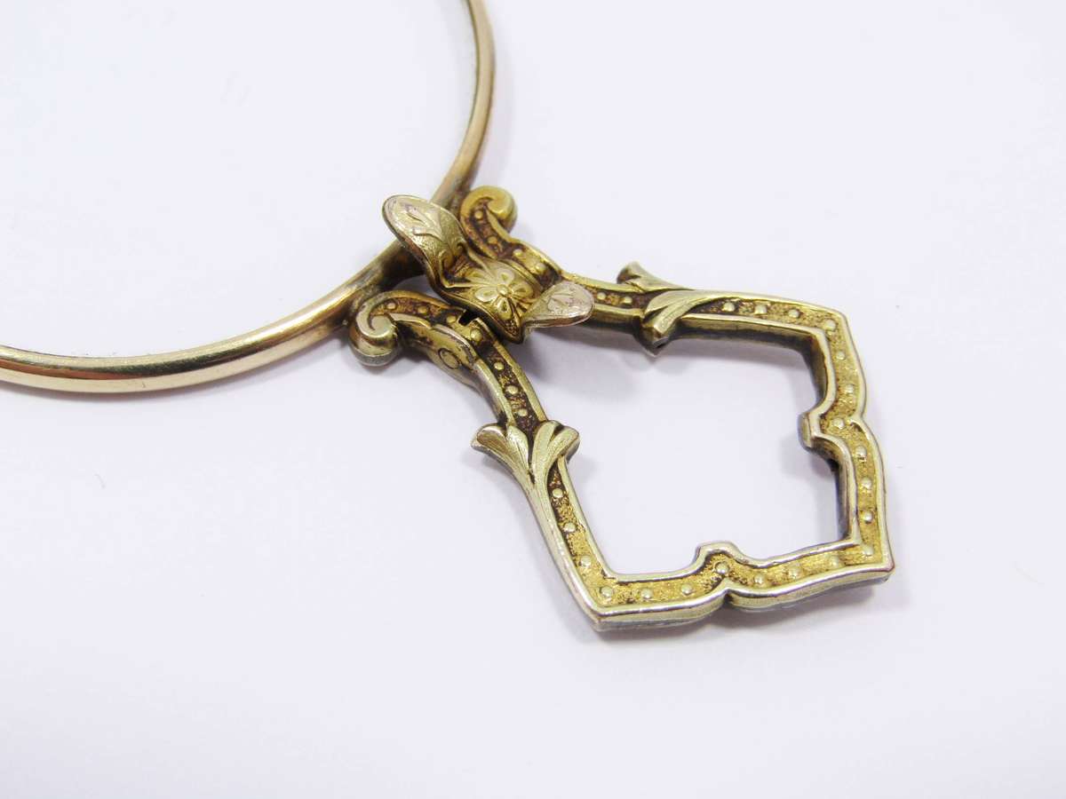 Beautiful! Antique French Rolled Gold Lorgnette