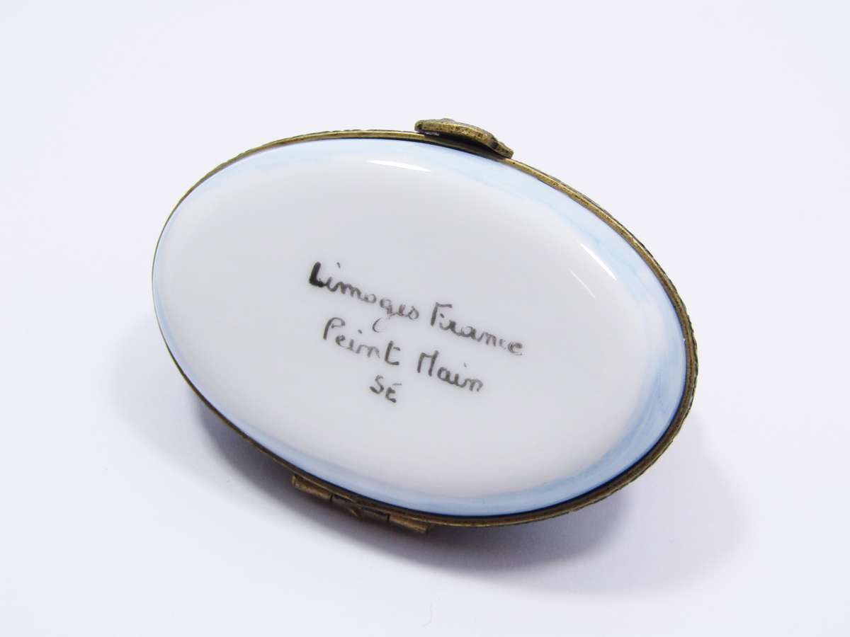 Limoges (France) Hand-Painted "Lobster" Trinket Box