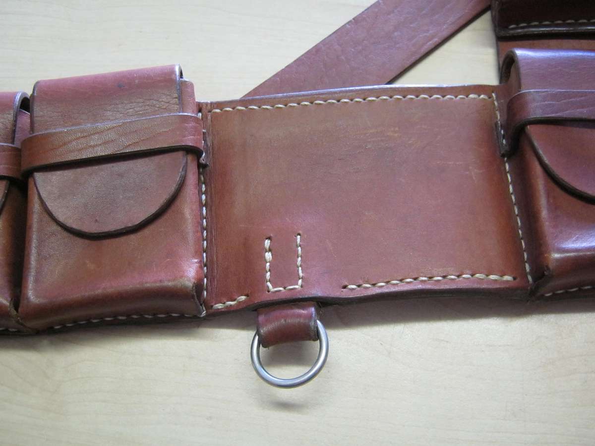 GSWA Shutztruppe enactment bandolier. Reduced