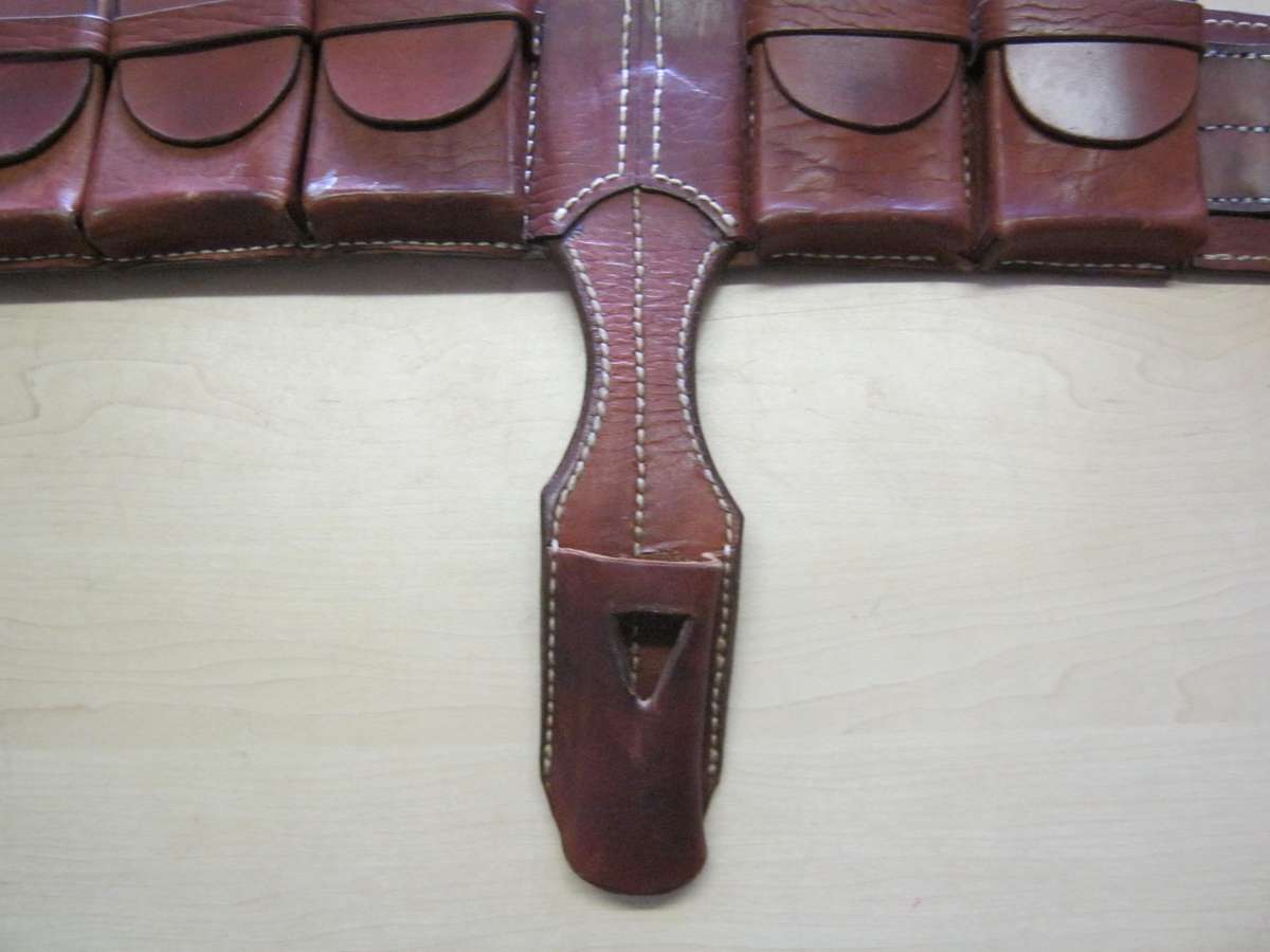 GSWA Shutztruppe enactment bandolier. Reduced