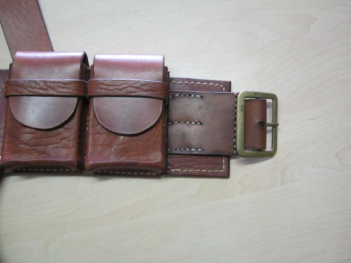 GSWA Shutztruppe enactment bandolier. Reduced