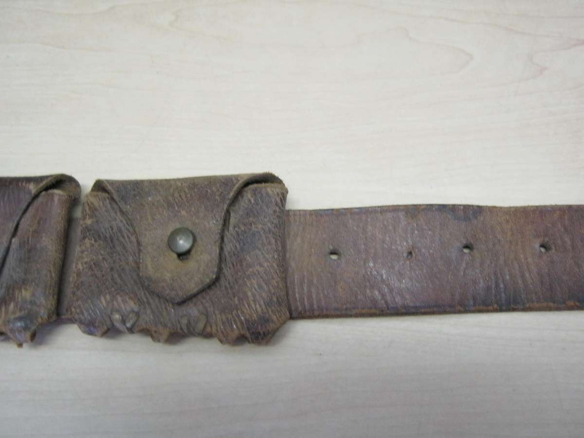 Boer war cartridge belt.