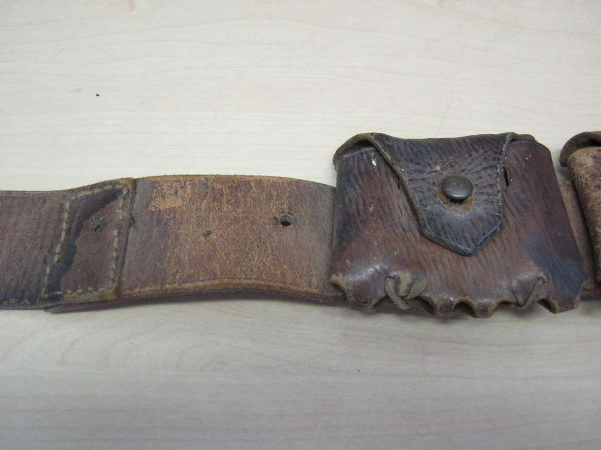 Boer war cartridge belt.