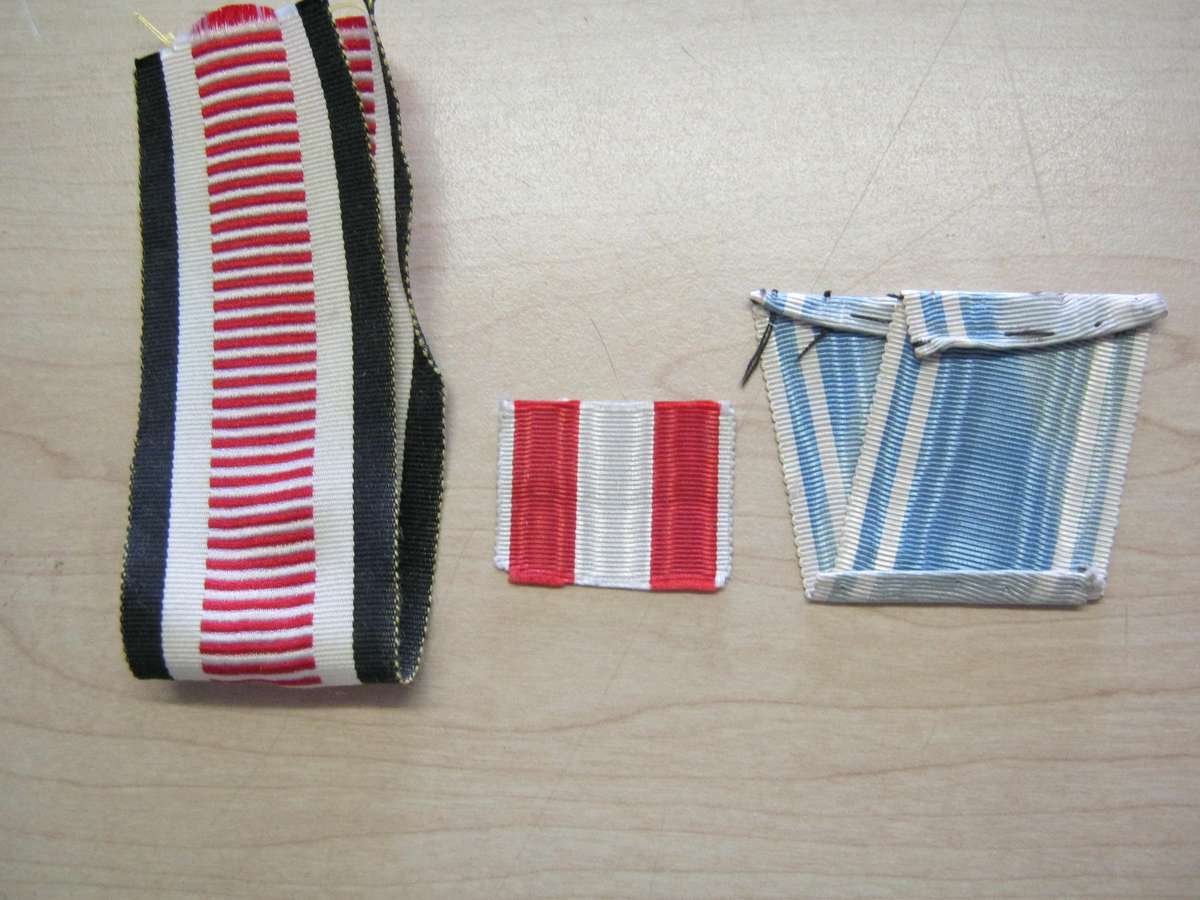 German medal ribbons.