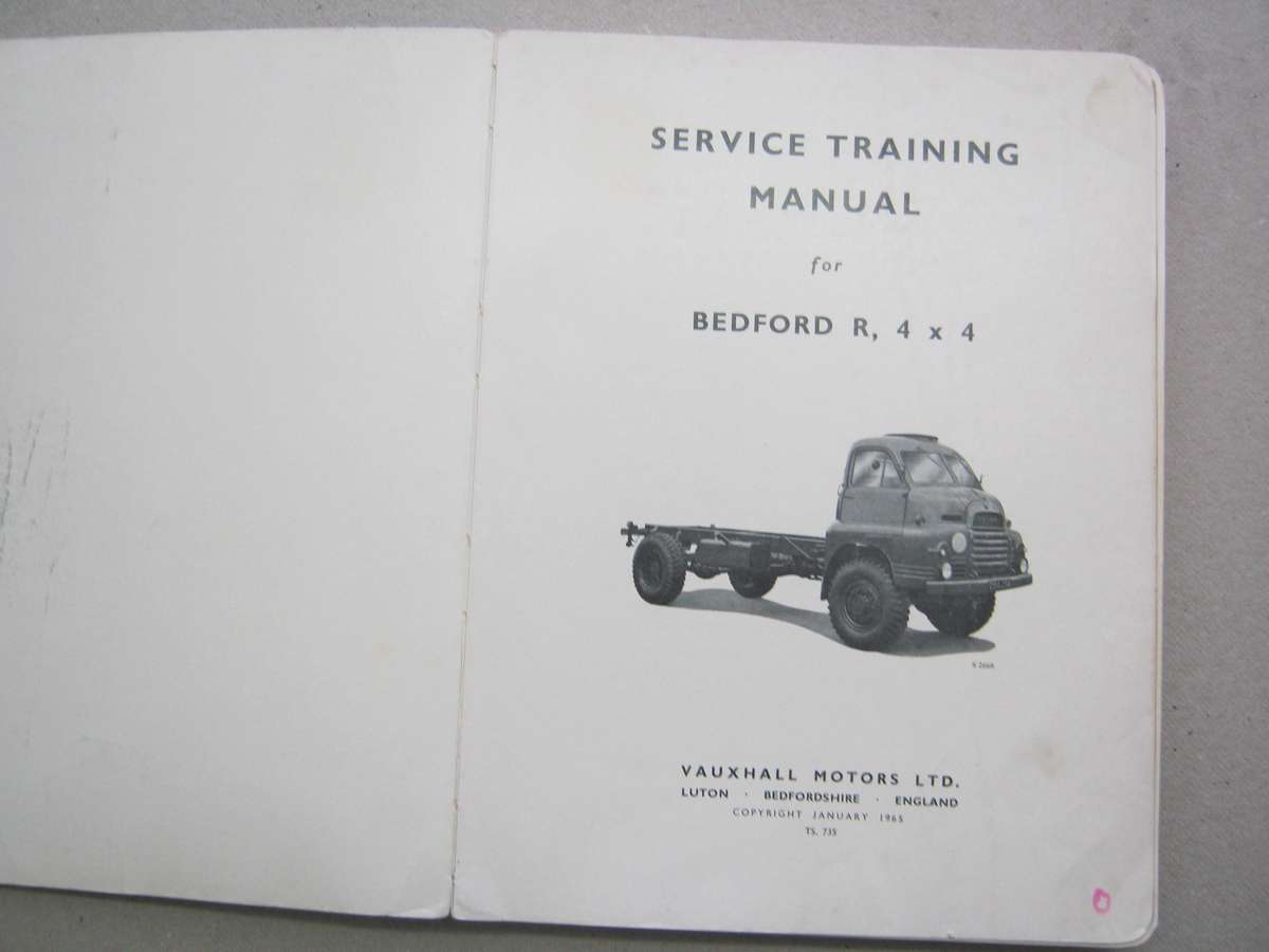 Bedford R 4x4 manual.