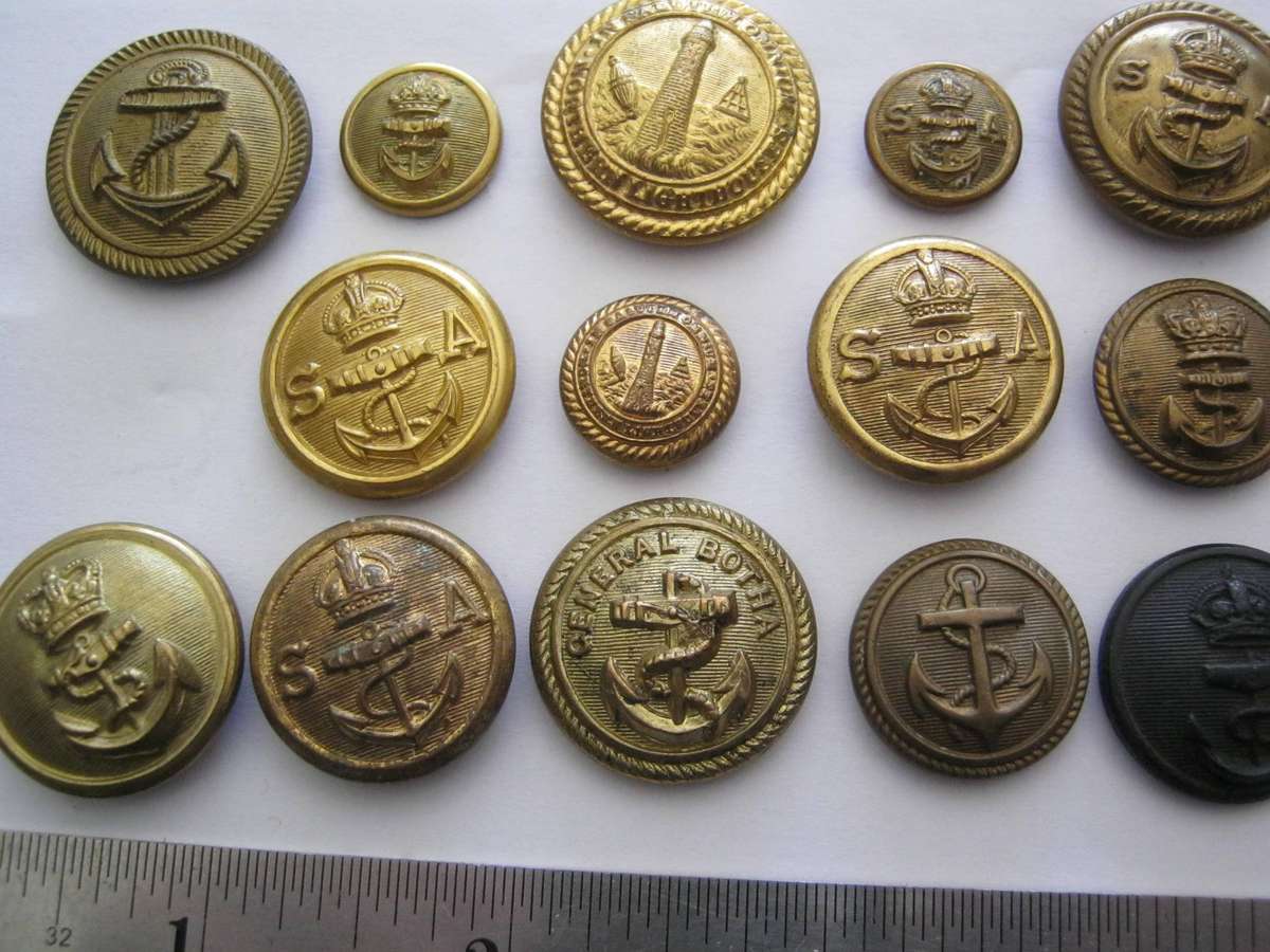 Navy Buttons.