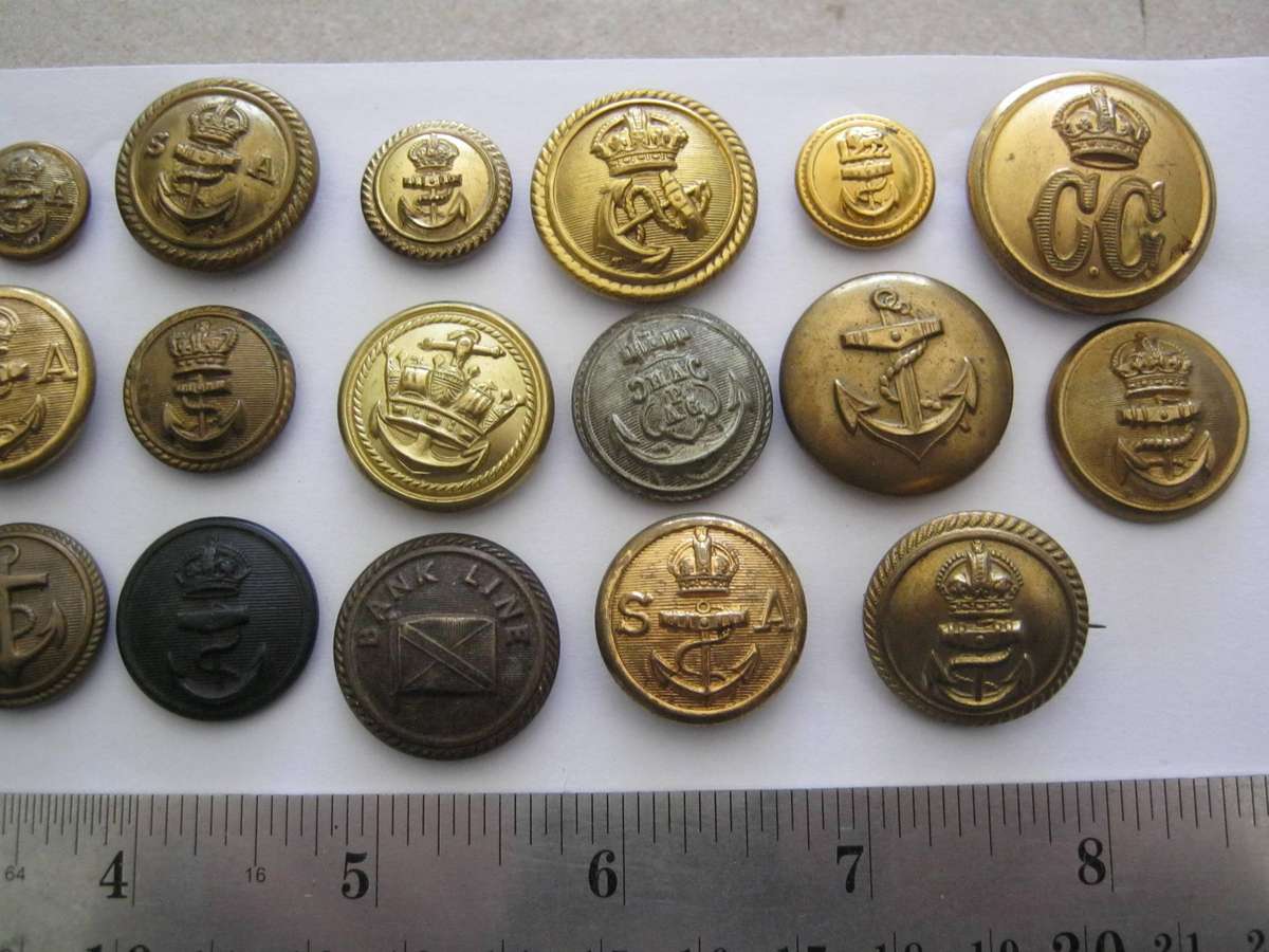 Navy Buttons.