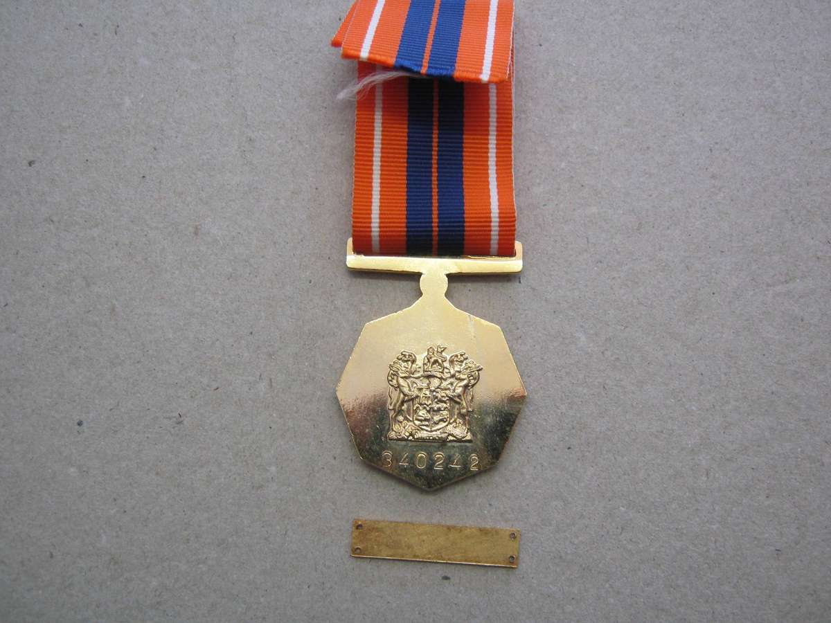 Pro Patria Medal and Cunene Bar.