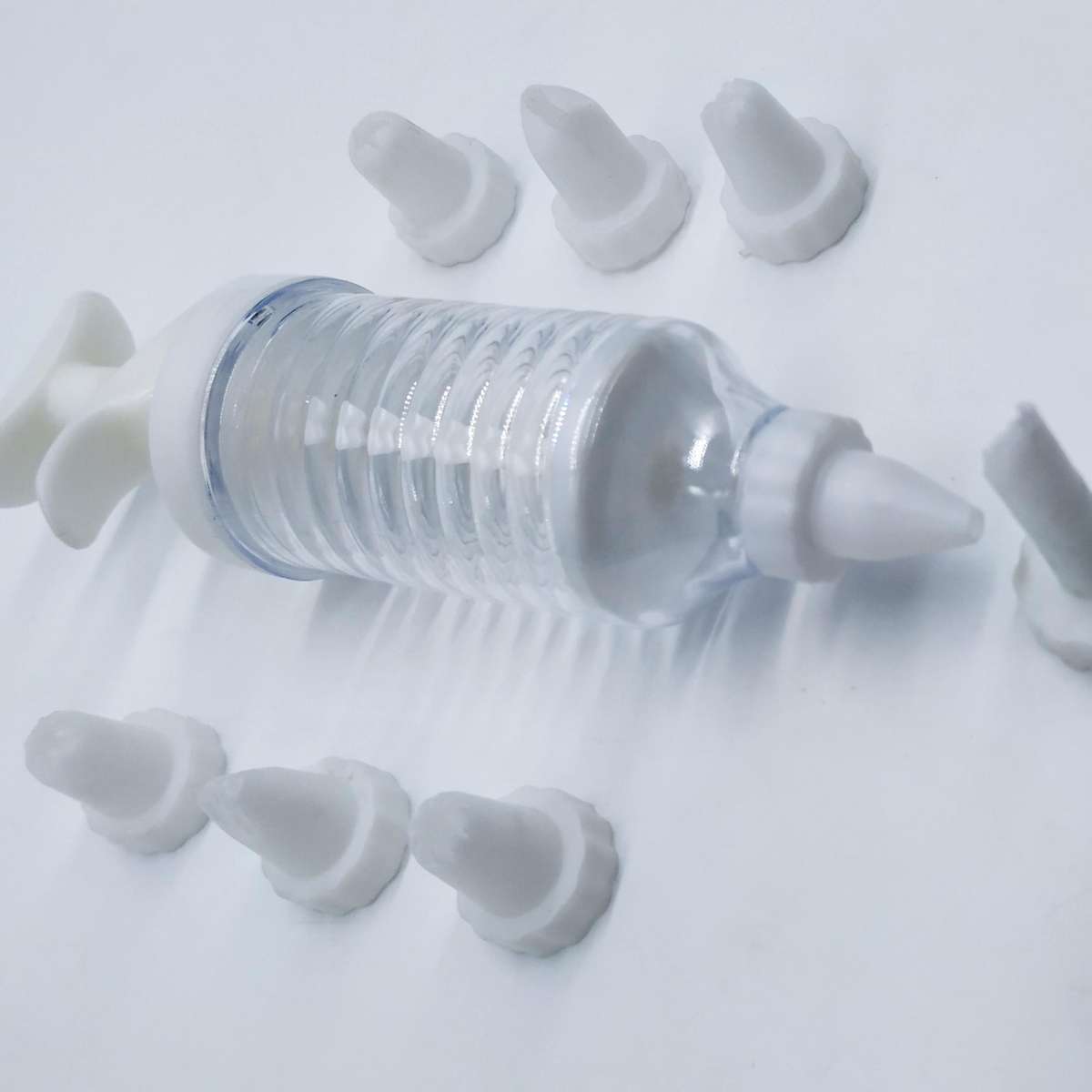 Plastic Icing Gun Set (8pc)