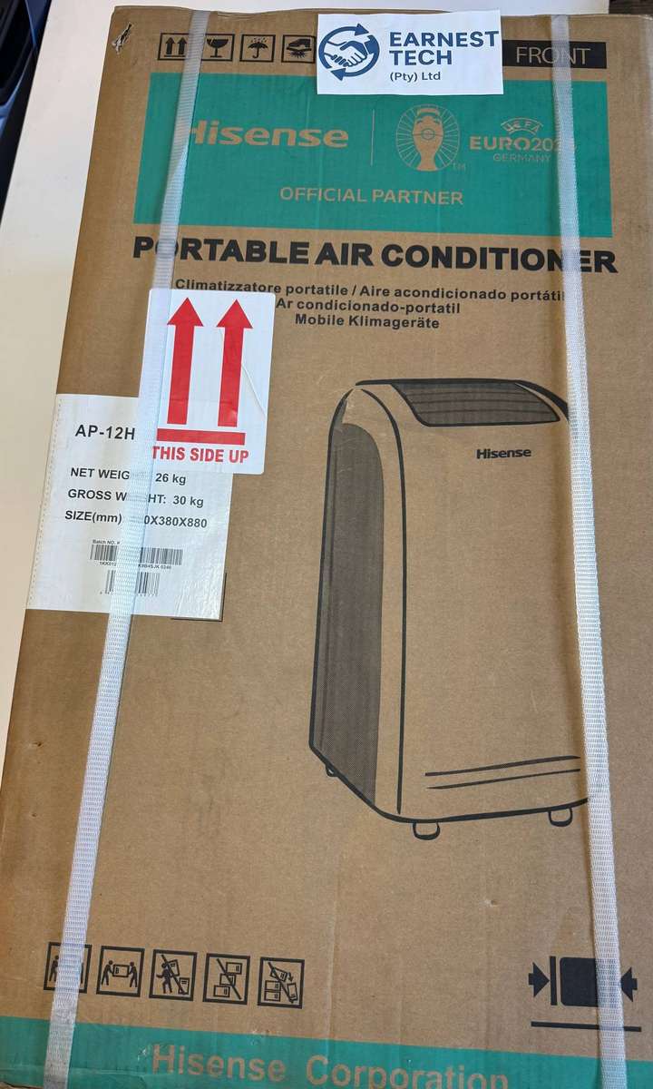 Hisense 12000 BTU Portable Air Conditioner | WiFi Controlled | Heat & Cool