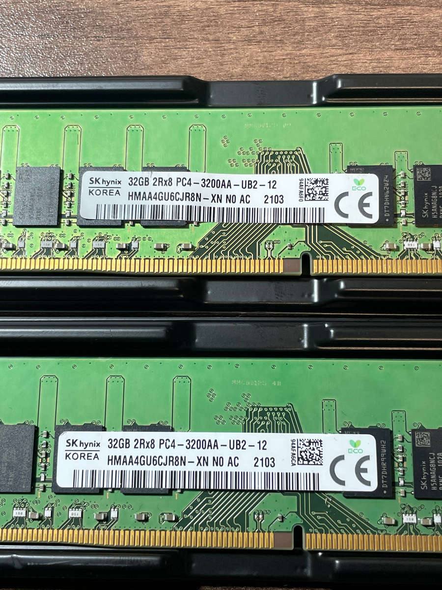 SK hynix 64GB (2x32GB) DDR4 3200MHz Desktop Memory Kit