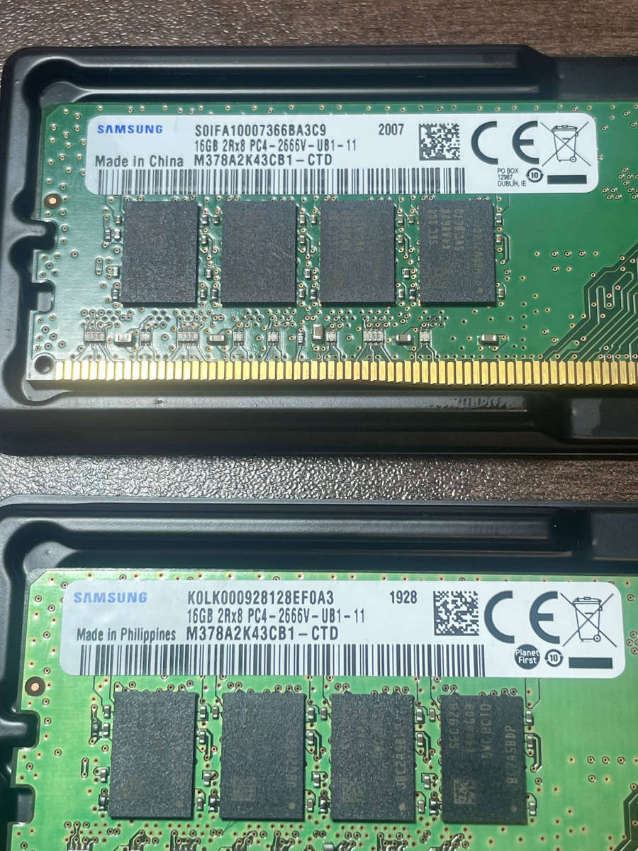 Samsung 32GB (2x16GB) DDR4 2666MHz Desktop Memory Kit