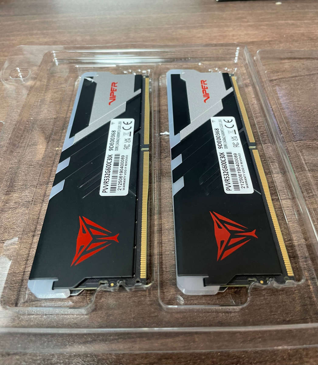 VIPER VENOM 32GB (2x16GB) DDR5 6000MT/s CL30 GAMING MEMORY KIT