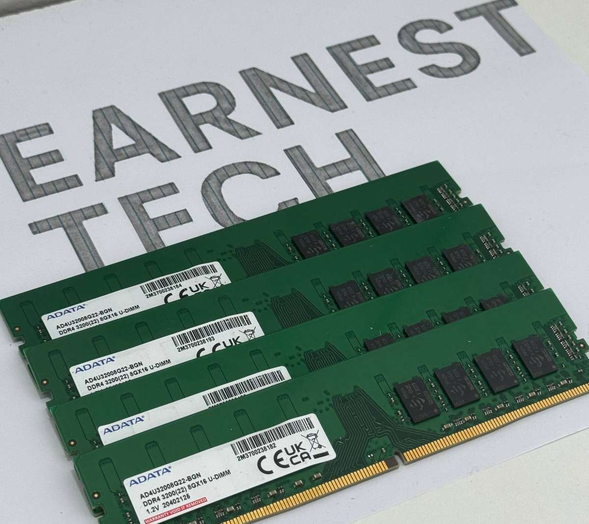 ADATA 32GB (4x8GB) DDR4 3200MHz RAM