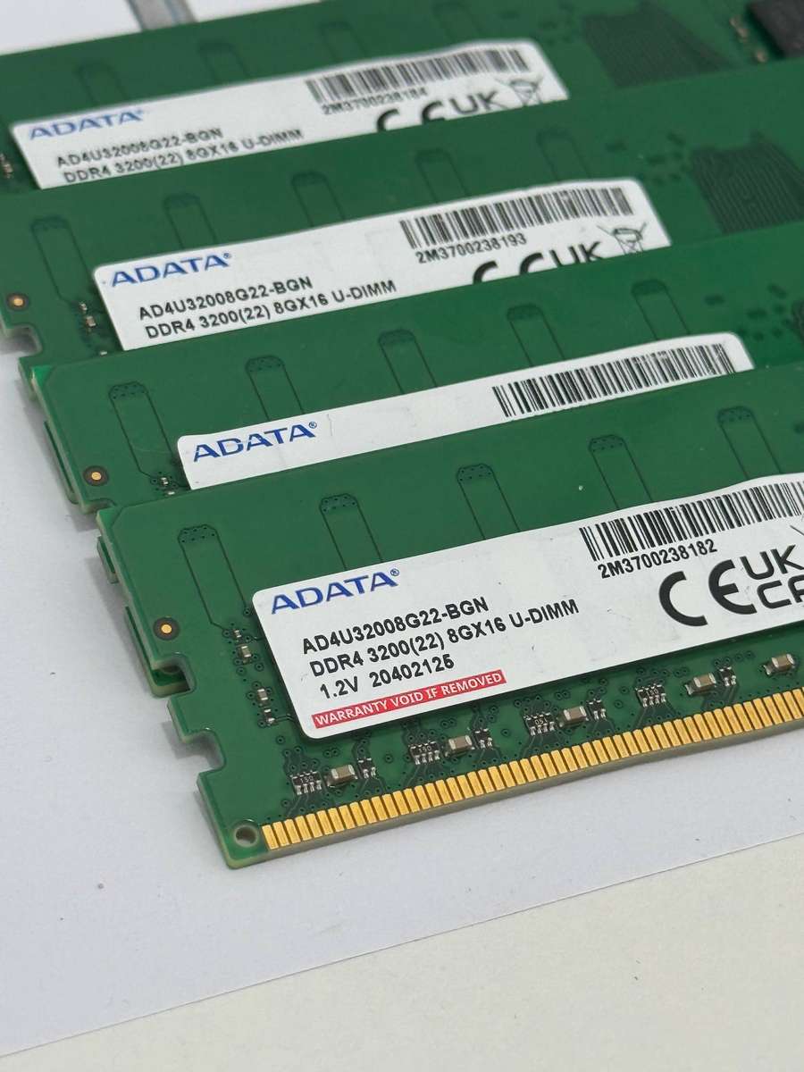 ADATA 32GB (4x8GB) DDR4 3200MHz RAM