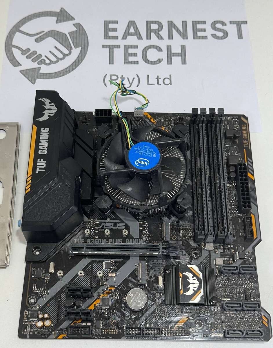 ASUS TUF B360M-PLUS Gaming Motherboard + Intel i5-9500 CPU Combo