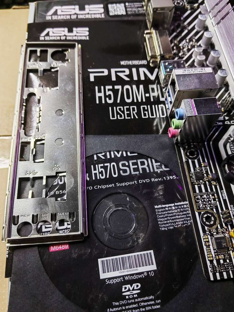 Upgrade Kit  Asus H570M-PLUS, Intel i5 10500, 16GB DDR4, 500gb NVMe + Windows 11 Home